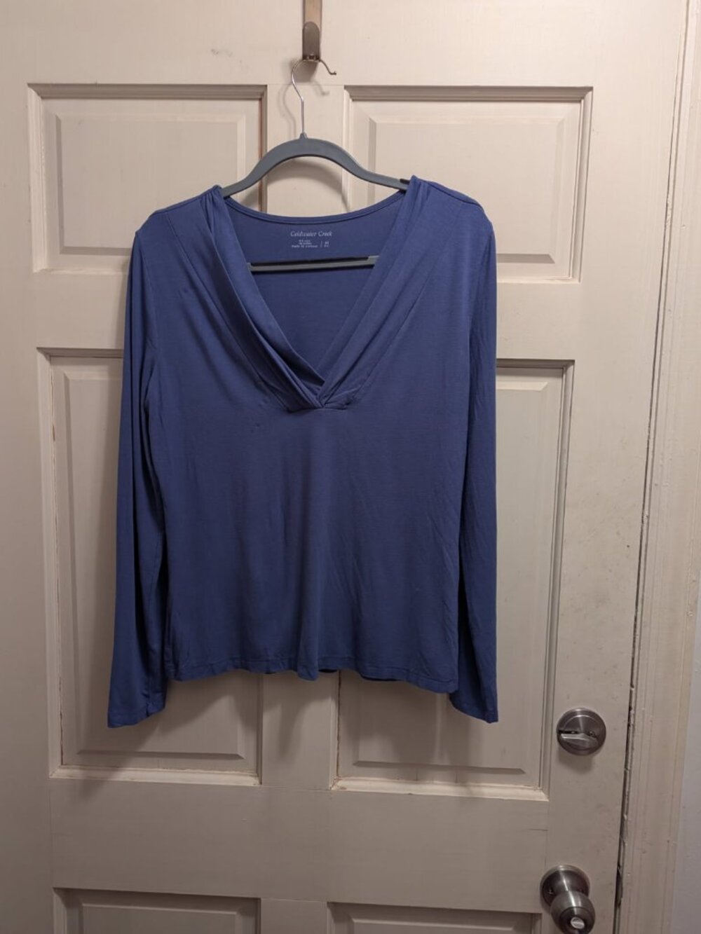Top Coldwater Creek Purple size medium